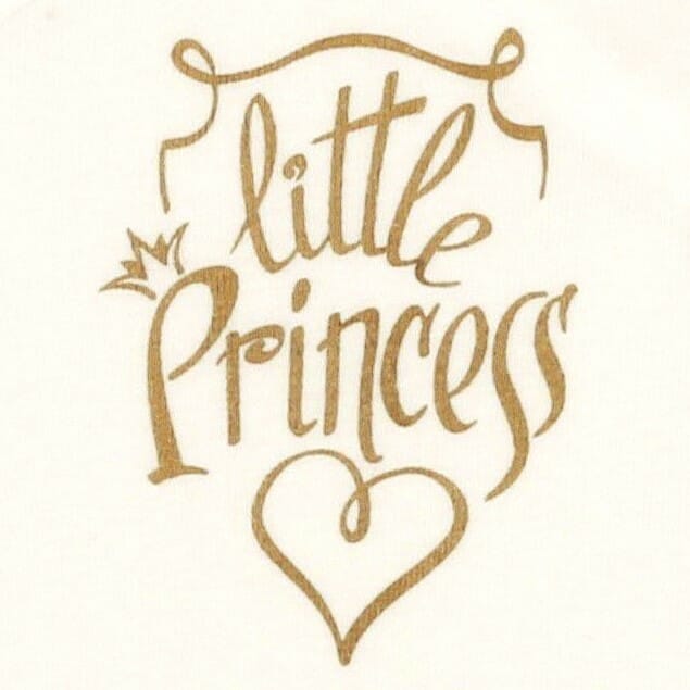 Body Bebe Petrecut, Crem, Cu Maneca Lunga " Little Princess "