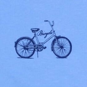 Body Copii, Cu Maneca Lunga, Bleu " Bicicleta "