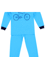 Pijama Bebe, Groasa, Turqois "bicicleta"