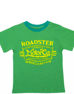 Tricou Copii Maneca Scurta, Verde, Roadster